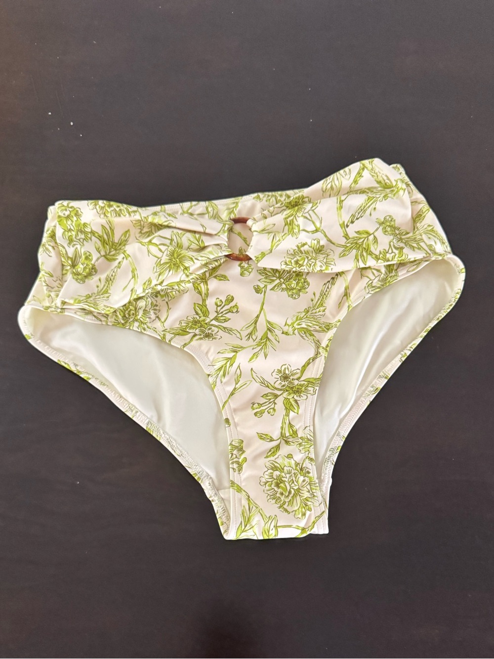 New Hutch Iona High-Waisted Bikini Bottoms Floral size X-Large
